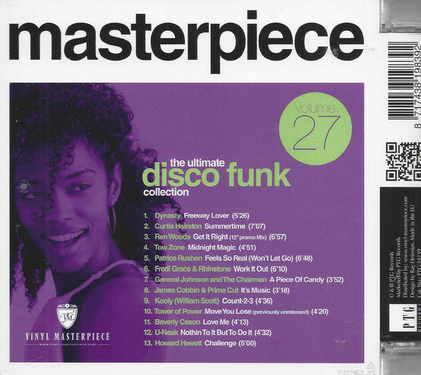 Various : Masterpiece Volume 27 - The Ultimate Disco Funk Collection (CD, Comp)