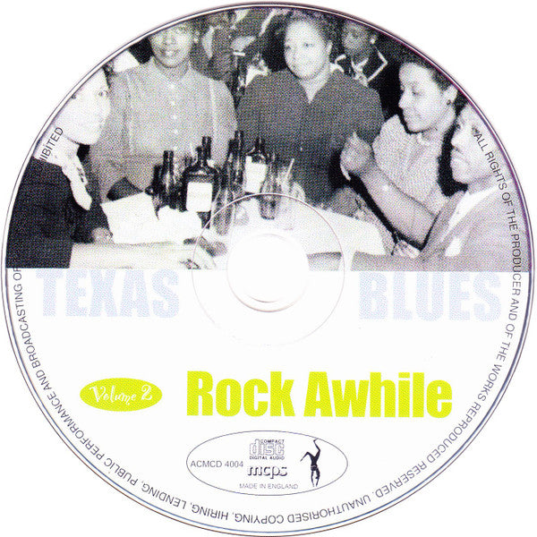 Various : Texas Blues: Rock Awhile Volume 2 (CD, Comp)