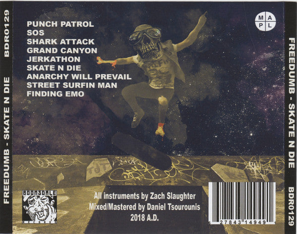 Freedumb (2) : Skate N Die (CD, Album)