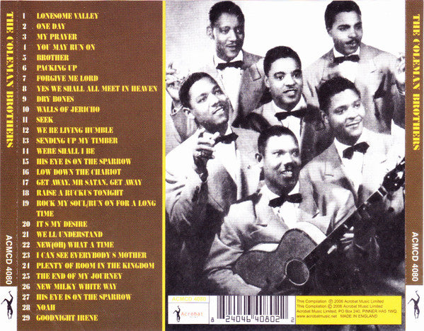 Coleman Brothers : The Coleman Brothers (CD, Comp)