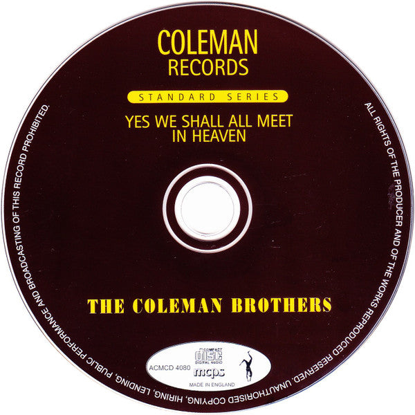 Coleman Brothers : The Coleman Brothers (CD, Comp)