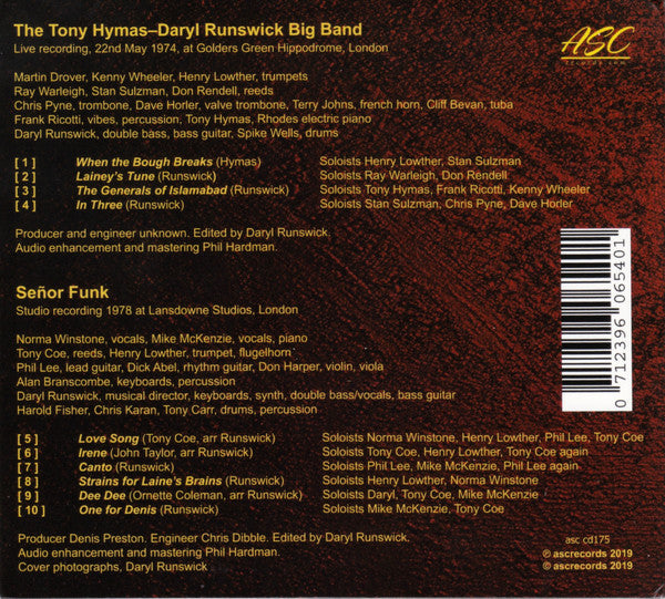 Daryl Runswick, Tony Hymas : Big Bands 1974–1978 (CD, Album)