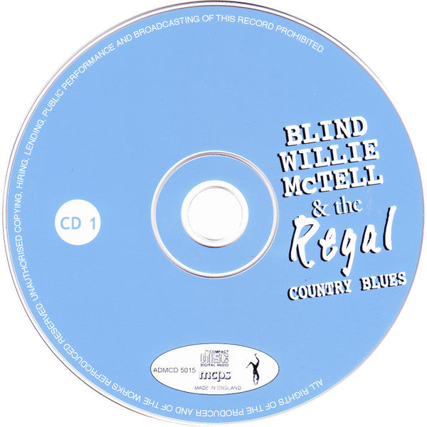 Blind Willie McTell : Blind Willie McTell & The Regal Country Blues (2xCD, Comp)