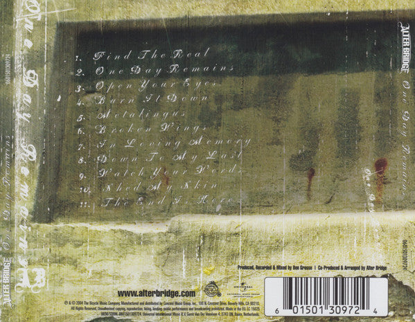 Alter Bridge : One Day Remains (CD, Album, RE)