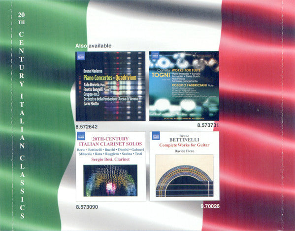 Bruno Bettinelli, Trio Bettinelli, Duo Perugini-Pianezzola, Manuela Custer, Paola Dusio, Davide Ficco, Diego Milanese : Chamber Music (CD, Album)