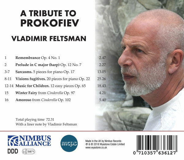 Sergei Prokofiev, Vladimir Feltsman : A Tribute To Prokofiev (CD, Album)