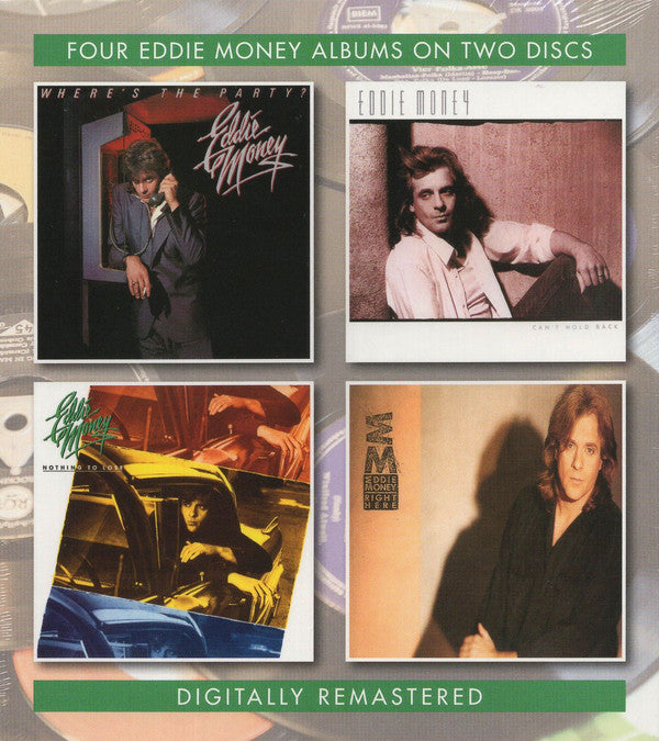Eddie Money : Where's The Party? / Can't Hold Back / Nothing To Lose / Right Here (2xCD, Comp, RM)