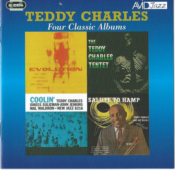 Teddy Charles : Four Classic Albums - Evolution - The Teddy Charles Tentet - Coolin' - Flyin' Home, Salute To Hamp (2xCD, Comp, RM)