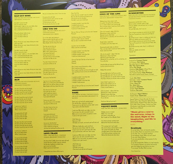 Miss Velvet & The Blue Wolf : Bad Get Some (LP, Album, Whi)