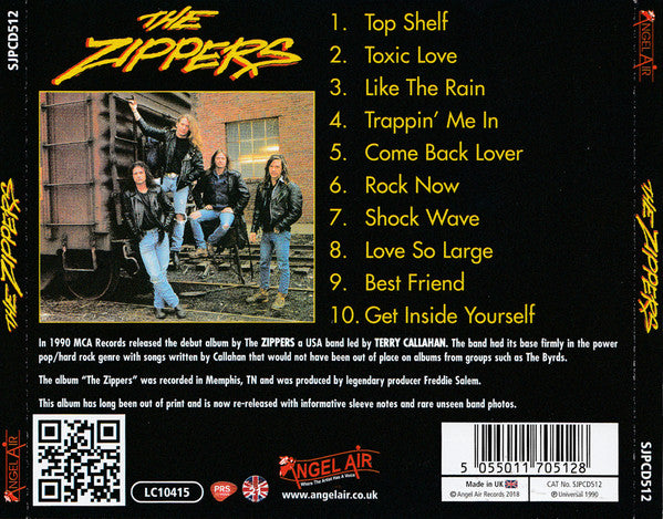 The Zippers (4) : The Zippers (CD, Album, RE)