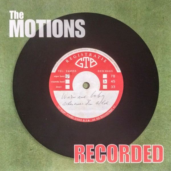 The Motions : Recorded (LP, Album, Ltd, Gol)