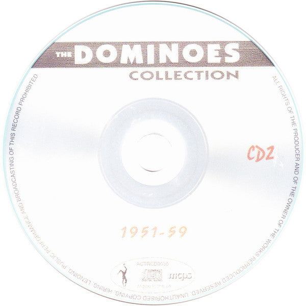 The Dominoes : The Dominoes Collection 1951-59 (3xCDr, Comp, Fat)