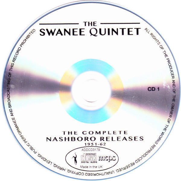 The Swanee Quintet : The Complete Nashboro Releases 1951-62 (2xCDr, Comp)