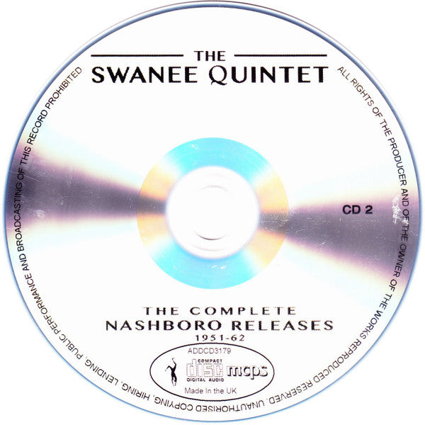 The Swanee Quintet : The Complete Nashboro Releases 1951-62 (2xCDr, Comp)
