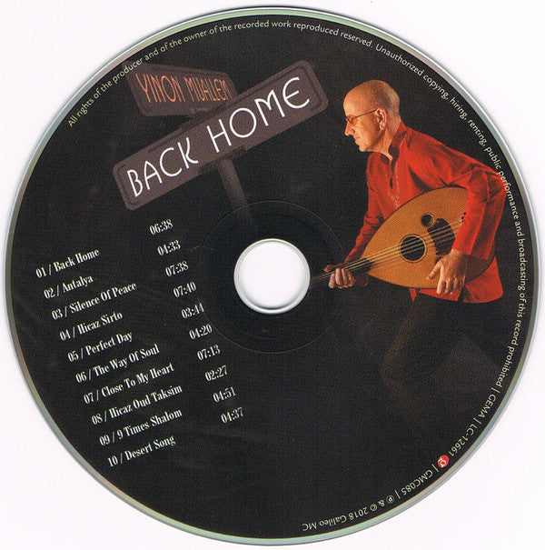 Yinon Muallem : Back Home (CD, Album)