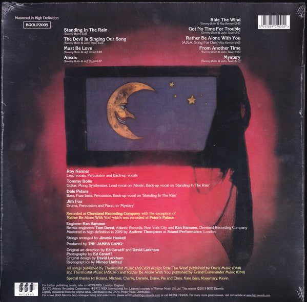 James Gang : Bang (LP, Album, RE, RM)