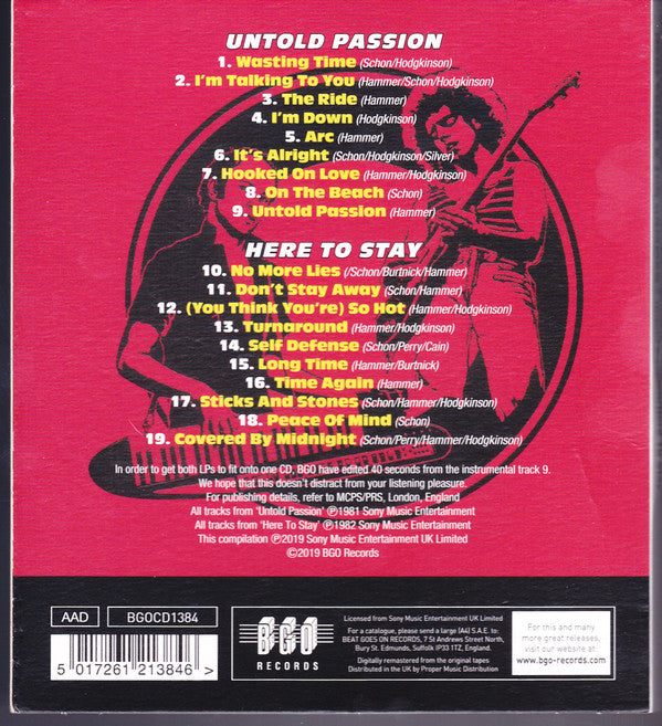 Schon & Hammer : Untold Passion ✩ Here To Stay (CD, Comp, RE, RM)