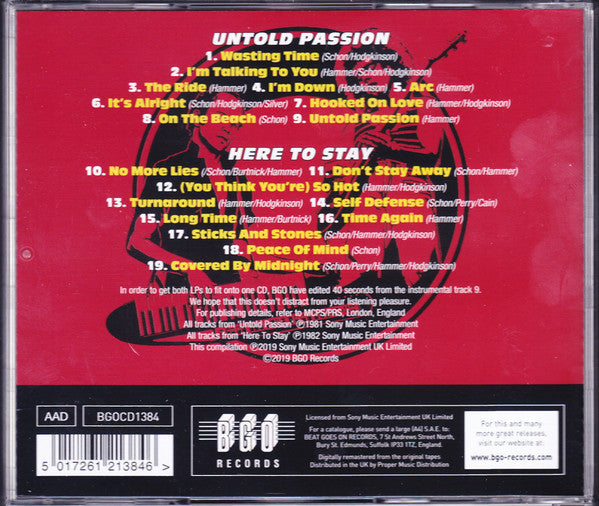 Schon & Hammer : Untold Passion ✩ Here To Stay (CD, Comp, RE, RM)