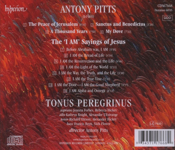 Antony Pitts / Tonus Peregrinus : Alpha And Omega (CD, Album)