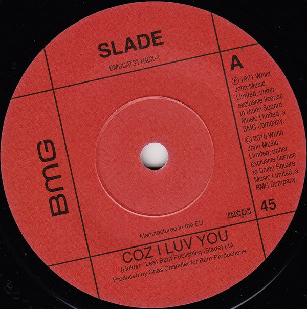 Slade : Feel The Noize The Singlez Box! (7", Single, RE + 7", Single, RE + 7", Single, RE +)
