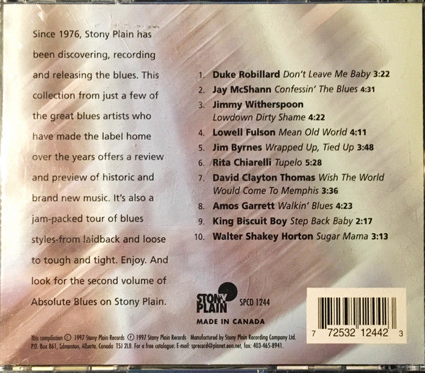 Various : Absolute Blues 1 (CD, Comp)