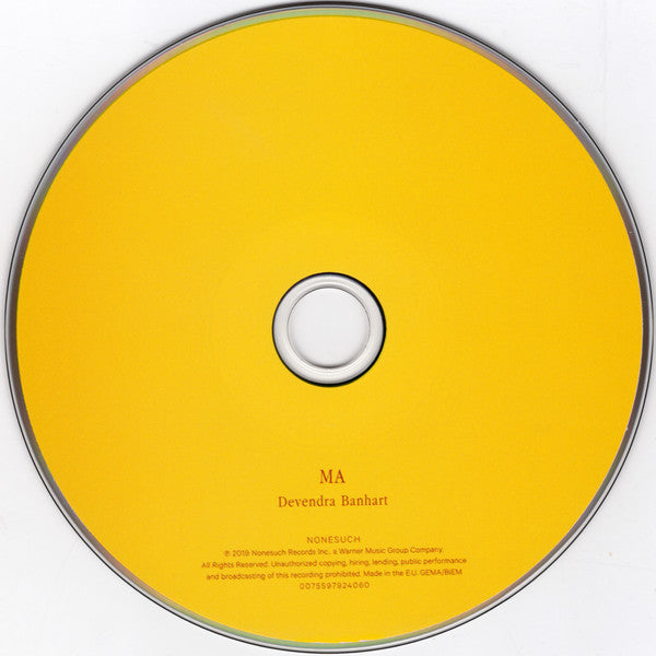 Devendra Banhart : Ma (CD, Album)