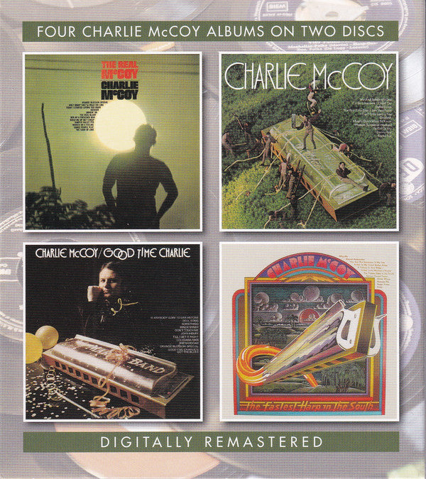 Charlie McCoy : The Real McCoy / Charlie McCoy / Good Time Charlie / The Fastest Harp In The South (2xCD, Comp, RM)