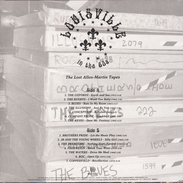 Various : Louisville in the 60s: The Lost Allen-Martin Tapes (LP, Comp)