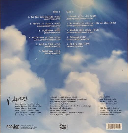 Vinskvetten : Dei Fem UimotSlåelige (LP, Album, Ltd + CD, Album)