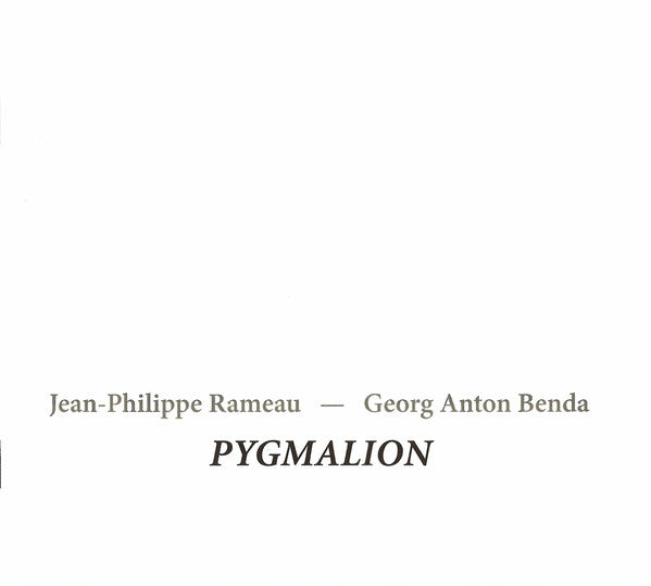 Jean-Philippe Rameau, Georg Anton Benda – Apotheosis (8), Korneel Bernolet : Pygmalion (CD, Album)