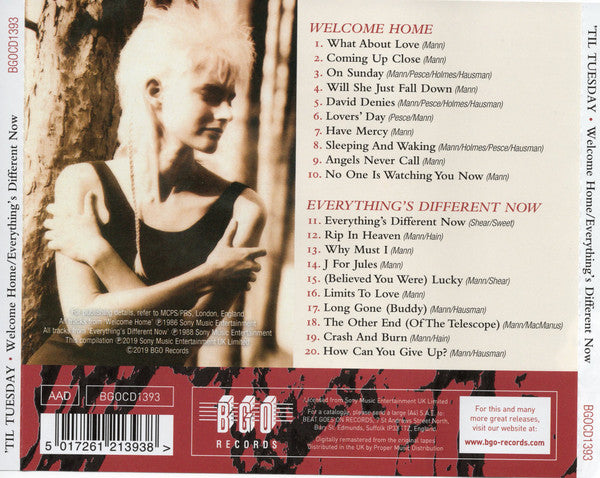'Til Tuesday : Welcome Home / Everything's Different Now (CD, Comp, RM)