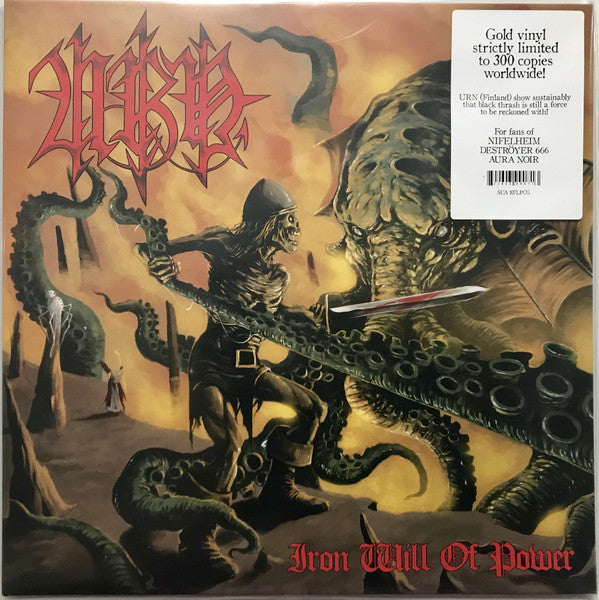 Urn : Iron Will Of Power (LP, Album, Ltd, Gol)
