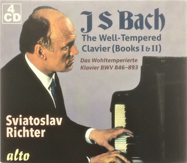 J S Bach*, Sviatoslav Richter : The Well-Tempered Clavier (Books  I & II) = Das Wohltemperierte Klavier (4xCD, RE, RM)