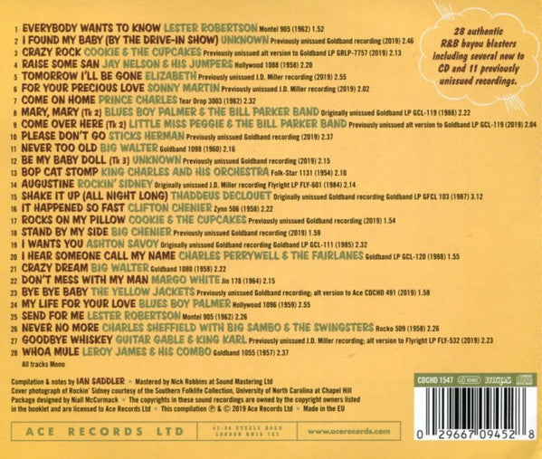 Various : Rhythm 'n' Bluesin' By The Bayou - Bop Cat Stomp  (CD, Comp)