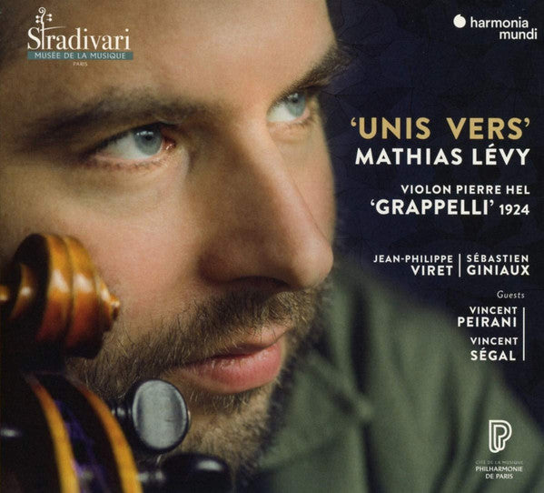 Mathias Lévy, Jean-Philippe Viret, Sébastien Giniaux Guests Vincent Peirani, Vincent Segal : Unis Vers (CD, Album)