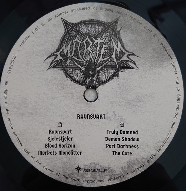 Mortem : Ravnsvart (LP, Album, 180)