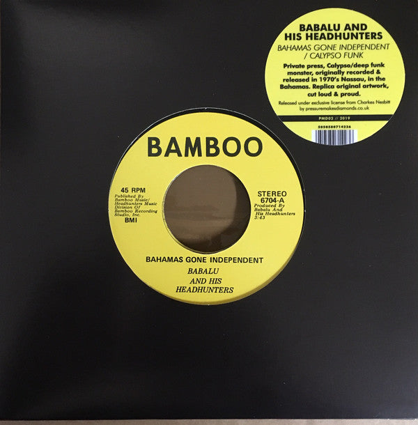 Babalu And His Headhunters : Bahamas Gone Independent / Calypso Funk (7", Ltd, RE)