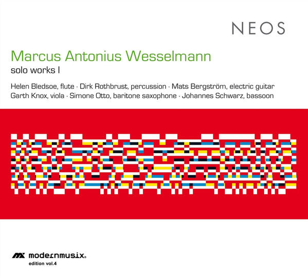 Marcus Antonius Wesselmann, Helen Bledsoe, Dirk Rothbrust, Mats Bergström, Garth Knox, Simone Otto, Johannes Schwarz : Solo Works I (CD, Album)