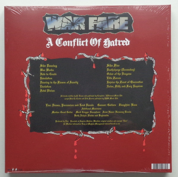 Warfare (2) : A Conflict Of Hatred (LP, Album, Ltd, RE, Whi)