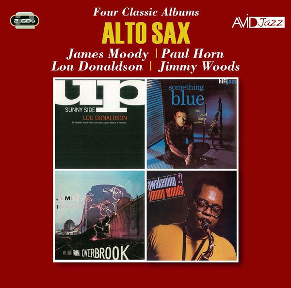James Moody | Paul Horn | Lou Donaldson | Jimmy Woods : Alto Sax - Four Classic Albums (2xCD, Comp)