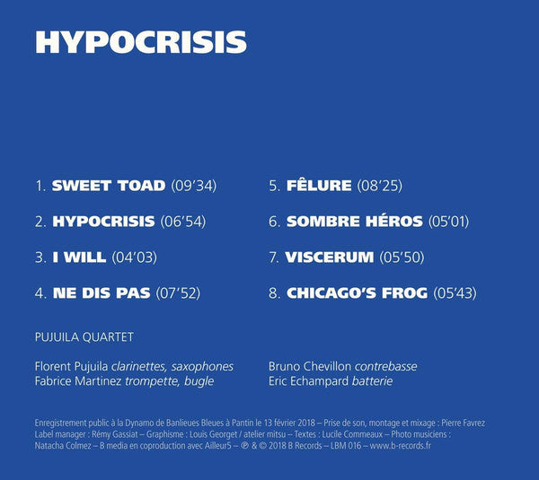 Pujuila Quartet : Hypocrisis (CD, Album)