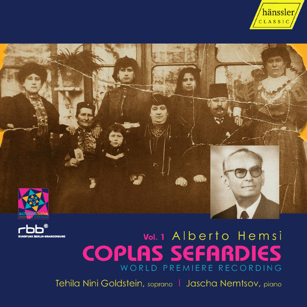 Alberto Hemsi, Tehila Nini-Goldstein, Jascha Nemtsov : Coplas Sefardies Vol. 1 (CD, Album)