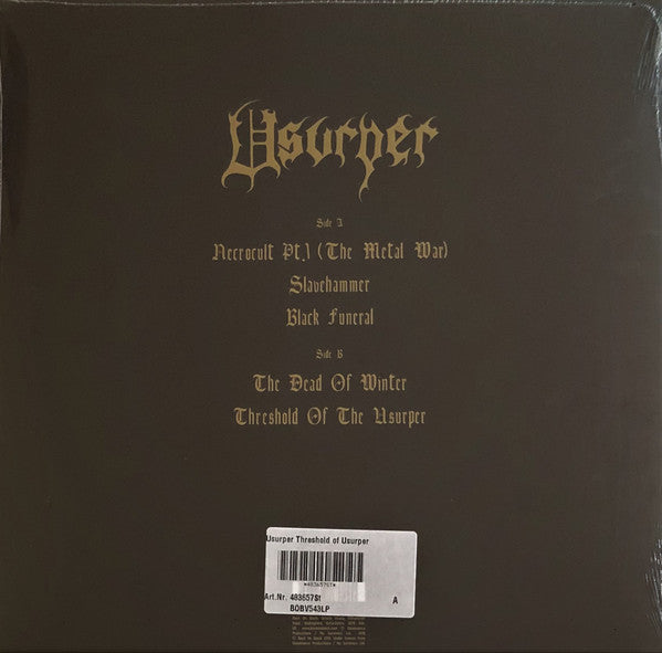 Usurper (2) : Threshold Of The Usurper (LP, EP, RE, Red)