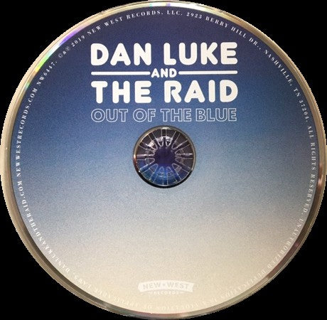 Dan Luke & The Raid : Out Of The Blue (CD, Album)