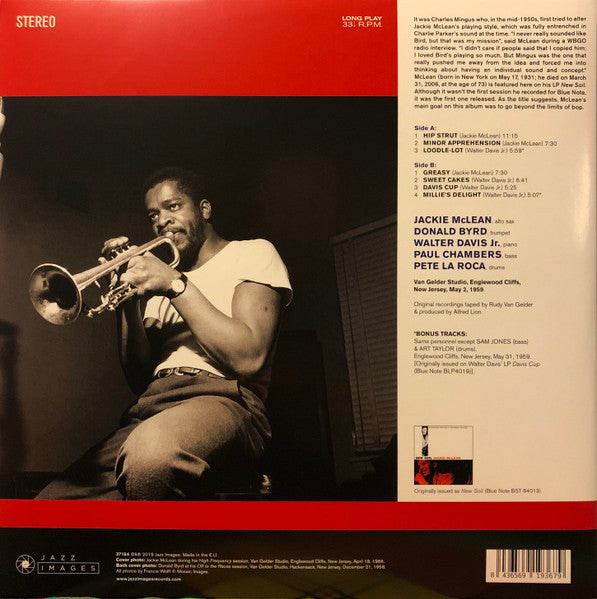 Jackie McLean : New Soil (LP, Album, RE)