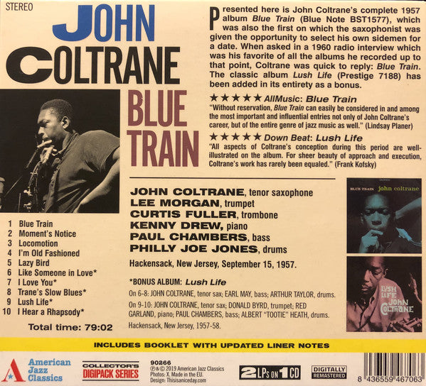 John Coltrane : Blue Train (CD, Album, Comp, RE, Dig)