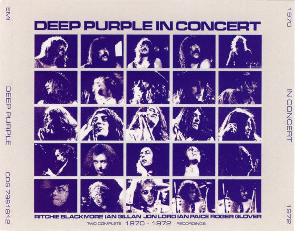 Deep Purple : In Concert (2xCD, Album, RE, RP)