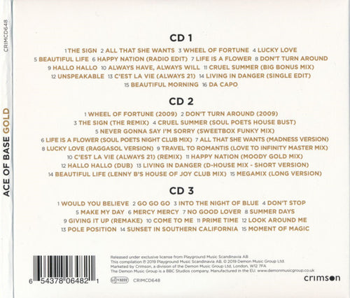 Ace Of Base : Gold (3xCD, Comp)