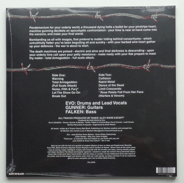 Warfare (2) : Pure Filth (LP, Album, Gre)
