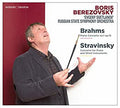 Boris Berezovsky, Russian State Symphony Orchestra, Johannes Brahms, Igor Stravinsky : Piano Concerto No. 1 In D Minor, Op. 15; Concerto For Piano And Wind Instruments (CD, Album)